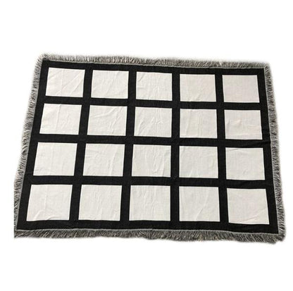 Sublimation 20 panel woven blanket